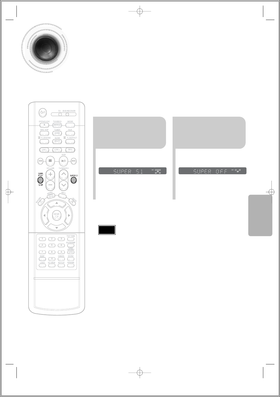 Super 5.1, 68 super 5.1 | Samsung HT-DS660T User Manual | Page 69 / 82