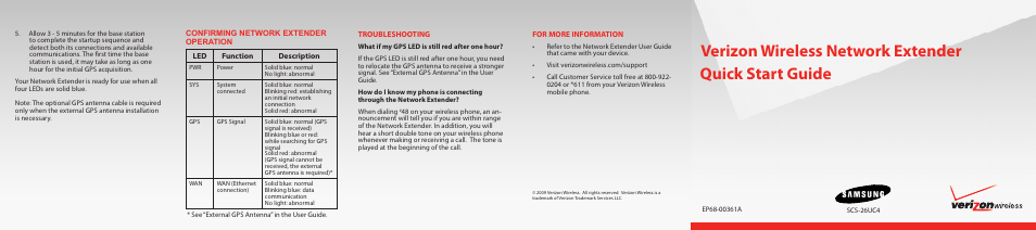 Samsung SCS-26UC4 User Manual | 6 pages