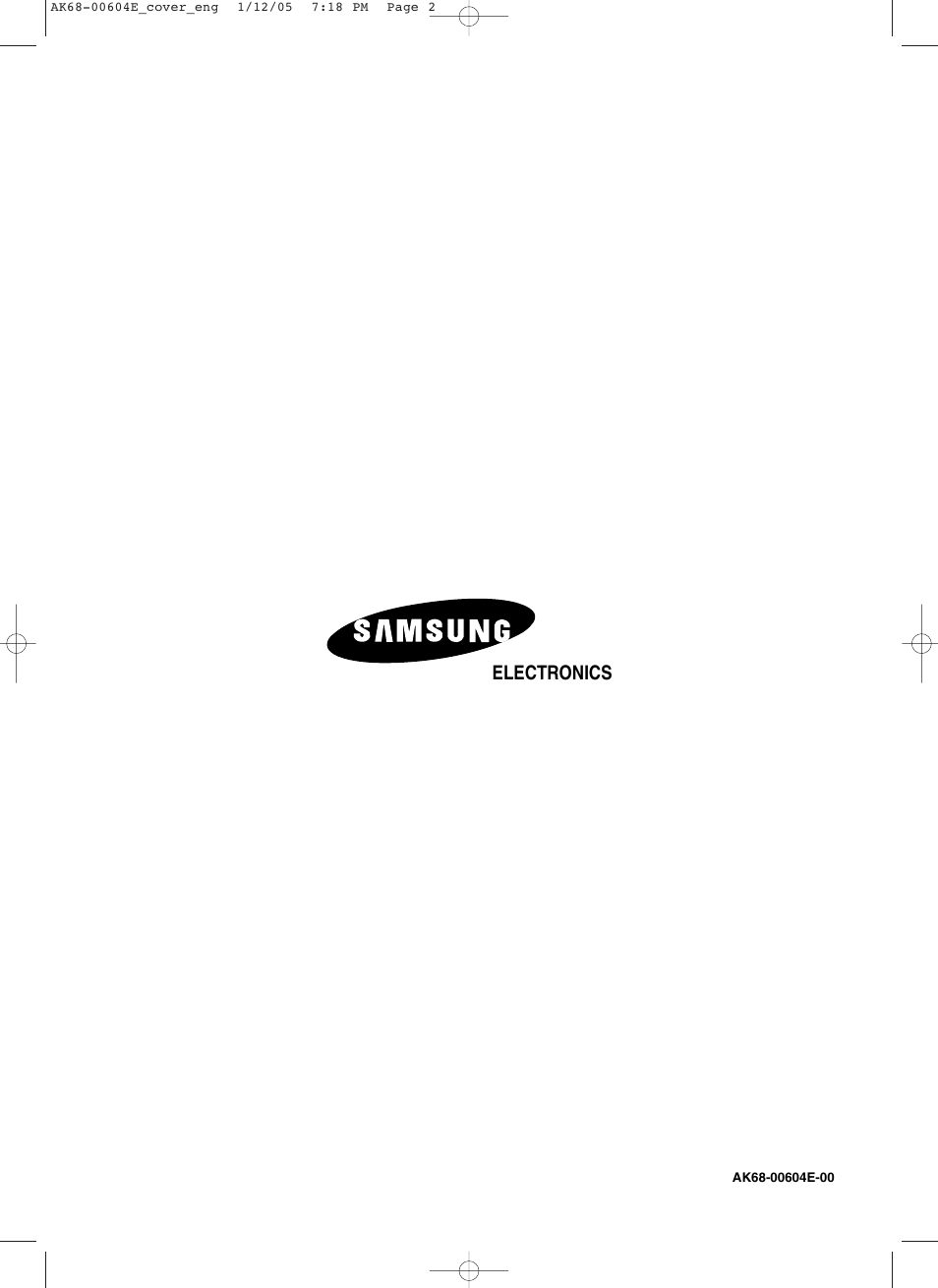 Electronics | Samsung DVD-P250K User Manual | Page 120 / 120