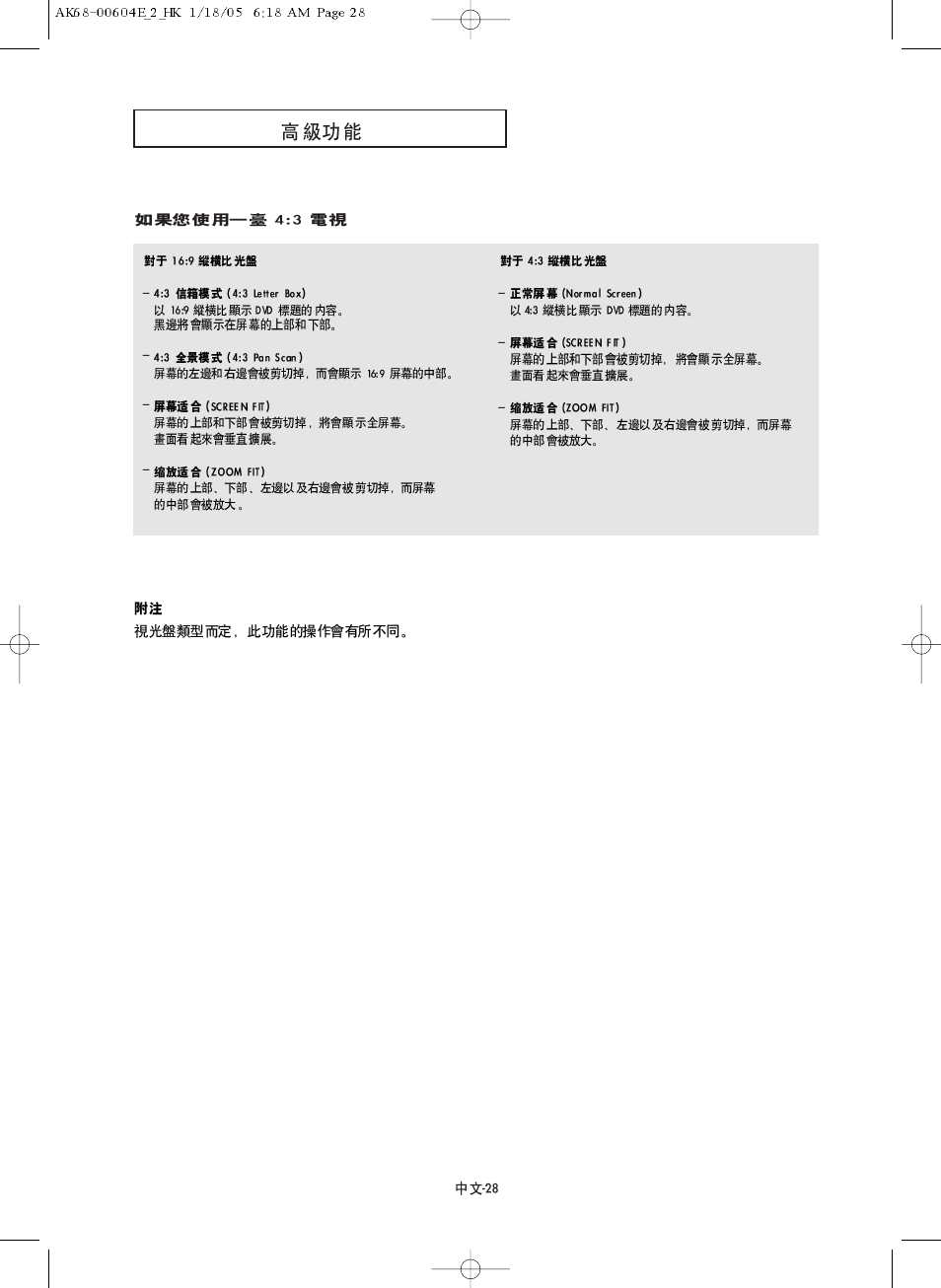 Samsung DVD-P250K User Manual | Page 28 / 120