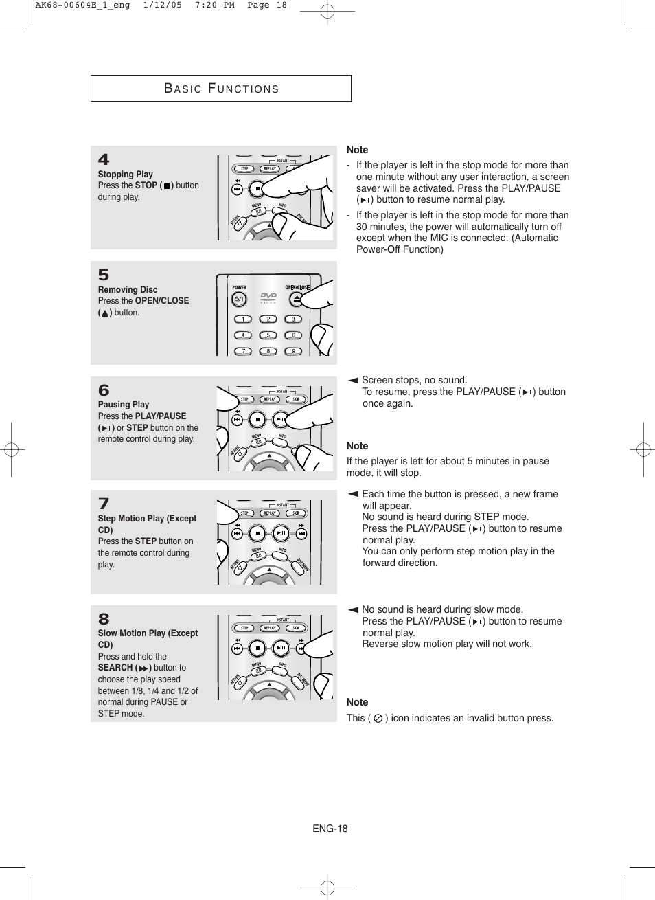 Samsung DVD-P250K User Manual | Page 78 / 120