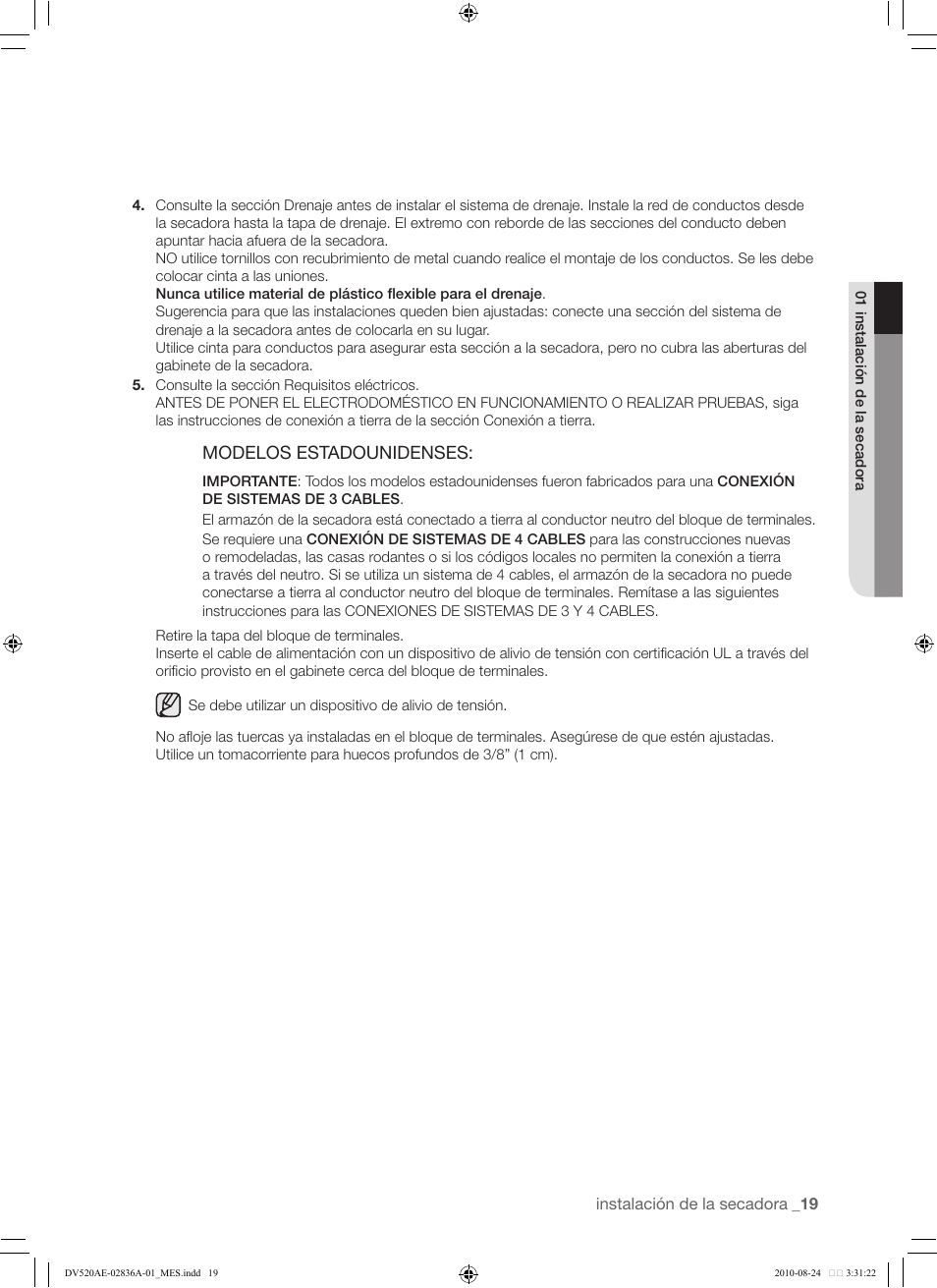 Samsung DV520AE-02836A-01 User Manual | Page 61 / 84