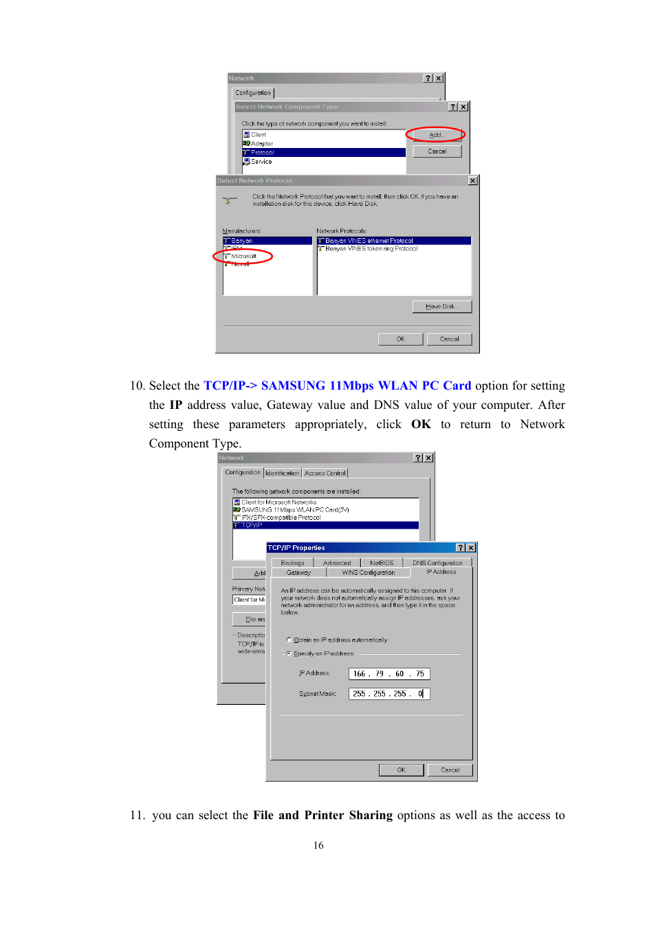 Samsung SWL-2100N User Manual | Page 16 / 75