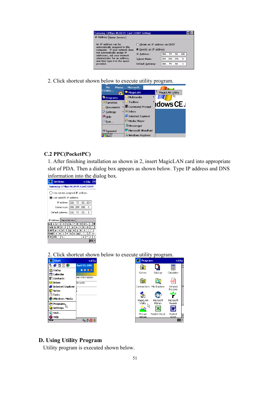 Samsung SWL-2100N User Manual | Page 51 / 75