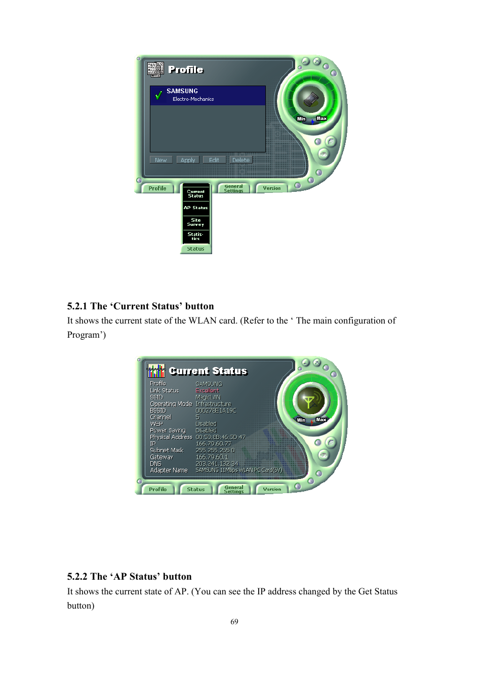 Samsung SWL-2100N User Manual | Page 69 / 75