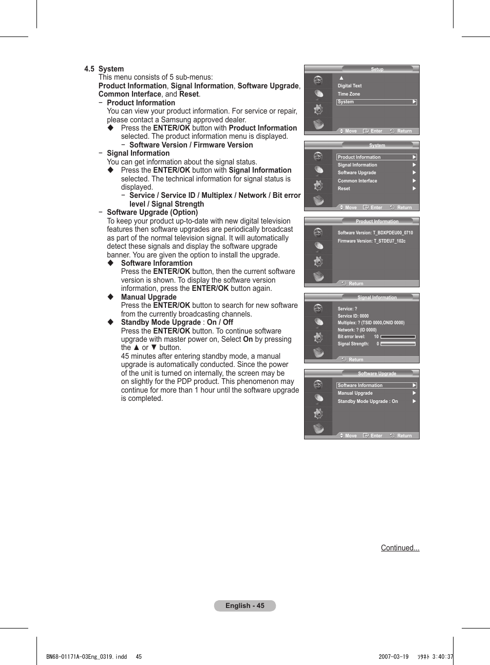 Samsung BN68-01171B-03 User Manual | Page 45 / 65