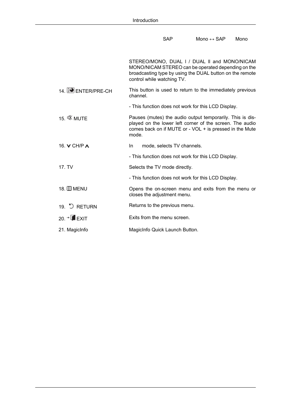 Mechanical layout | Samsung 650TS User Manual | Page 10 / 29