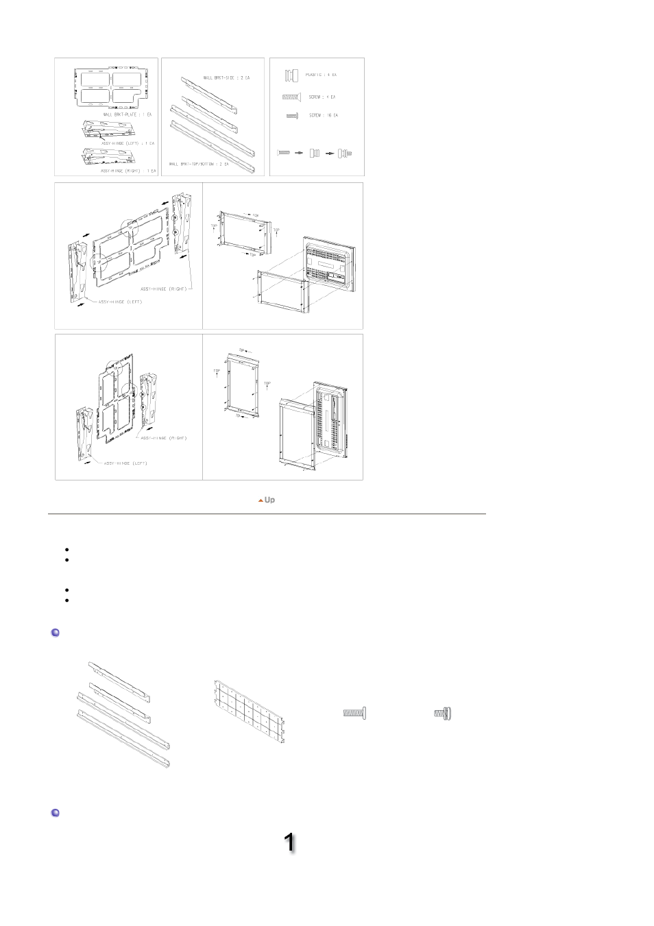 How to install vesa bracket, Parts, How to install the lcd monitor on the bracket | Samsung 403Tn User Manual | Page 24 / 112