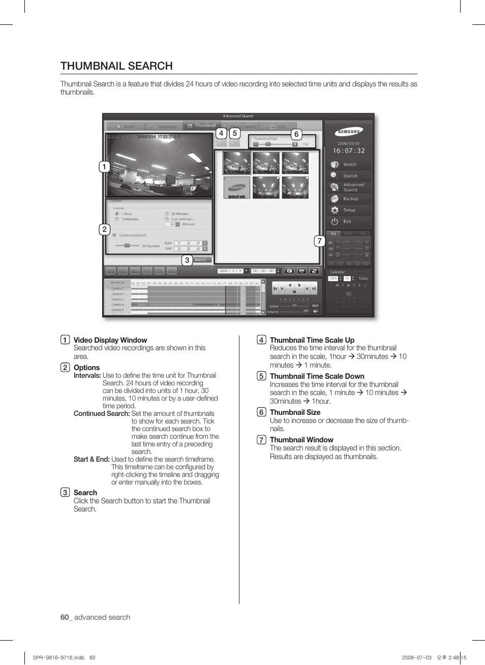 Thumbnail search | Samsung SHR-9716 User Manual | Page 64 / 97