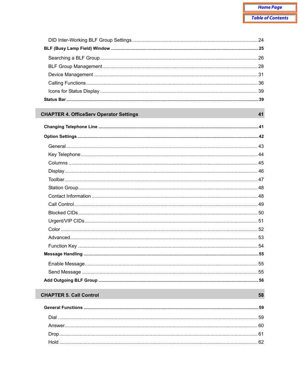 Samsung OfficeServ User Manual | Page 4 / 100