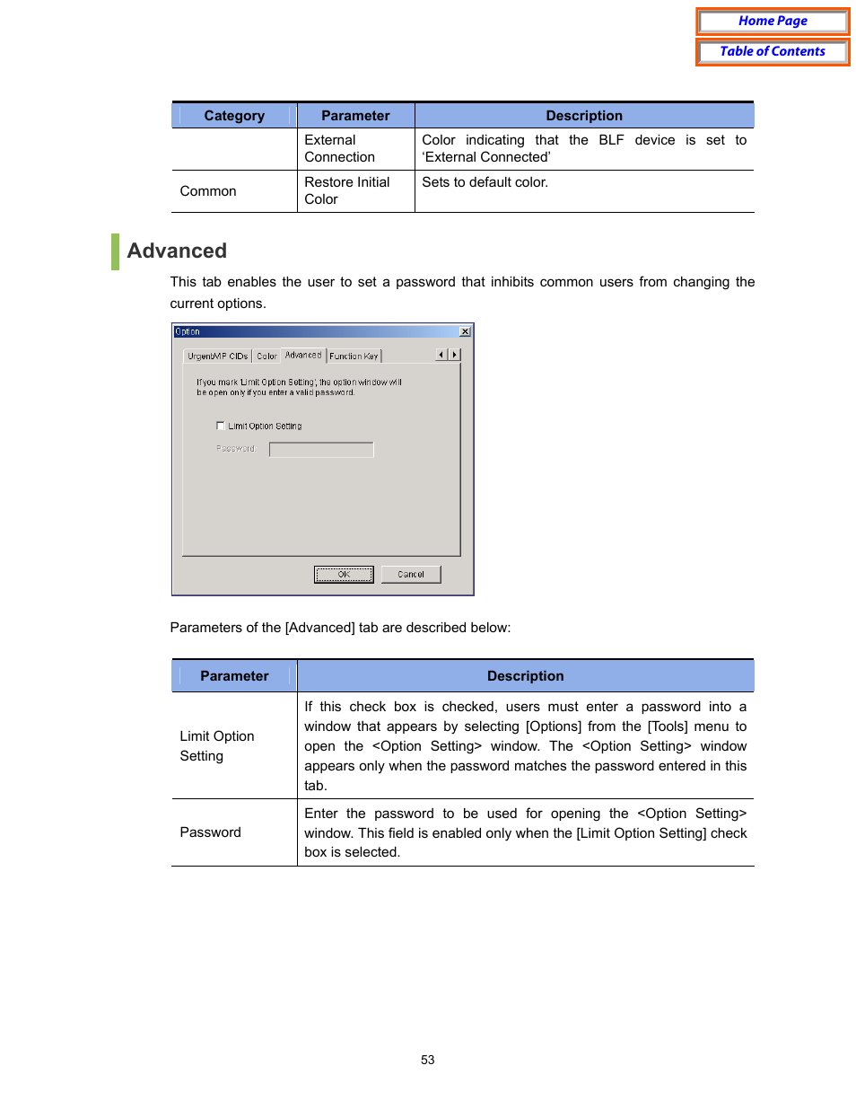 Advanced | Samsung OfficeServ User Manual | Page 59 / 100