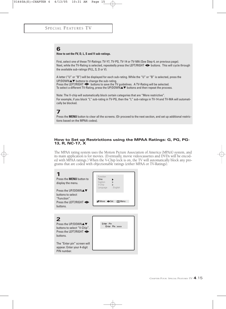 Samsung CSL2099DV User Manual | Page 45 / 71