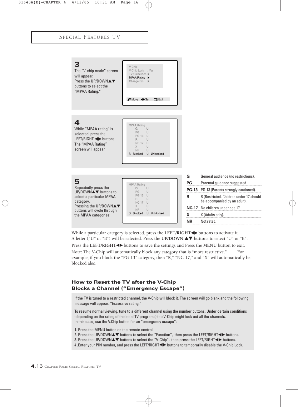 Samsung CSL2099DV User Manual | Page 46 / 71