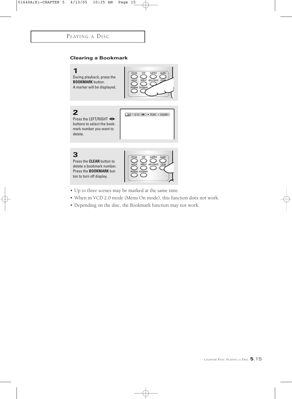 Samsung CSL2099DV User Manual | Page 61 / 71