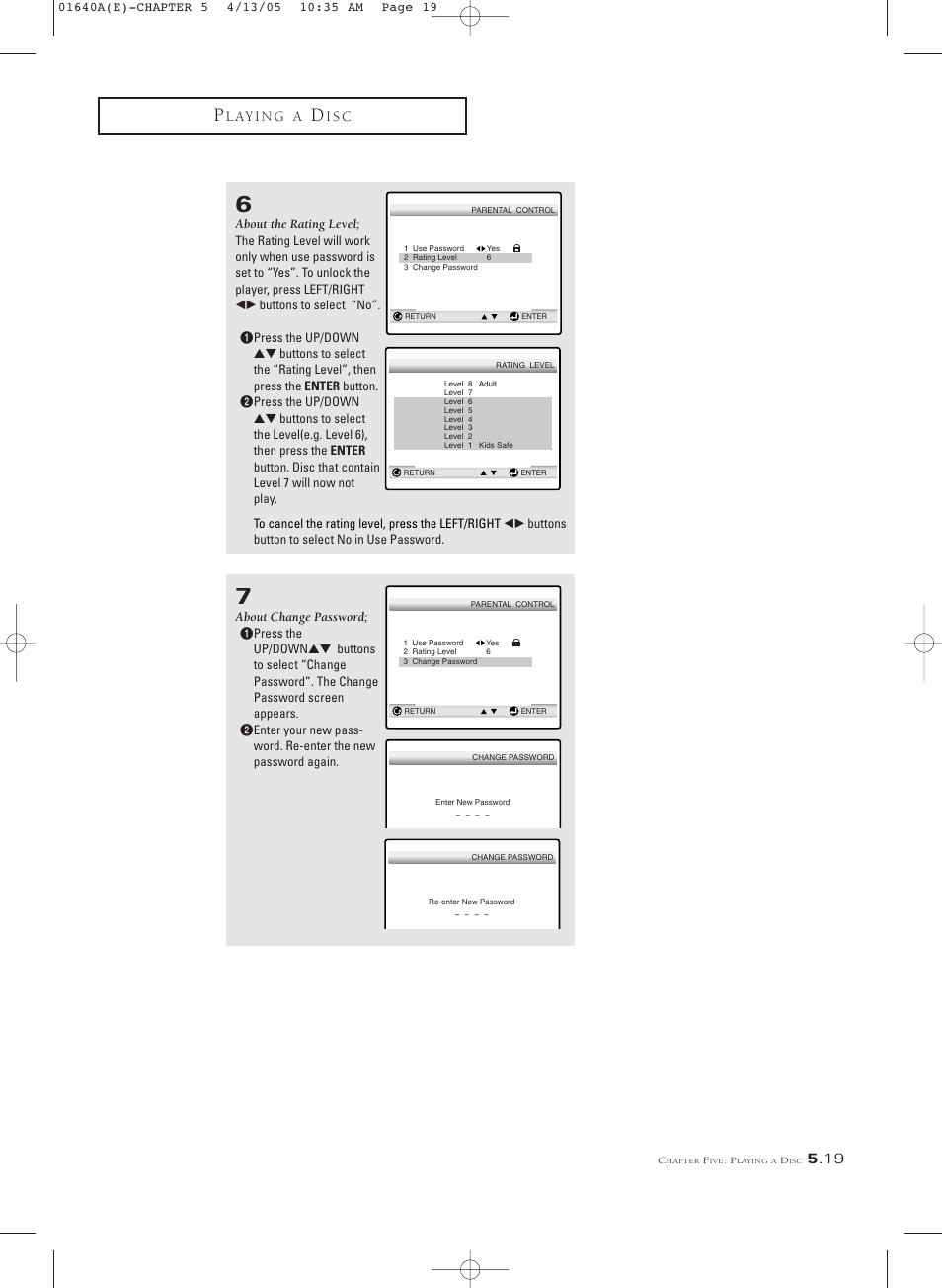 Samsung CSL2099DV User Manual | Page 65 / 71