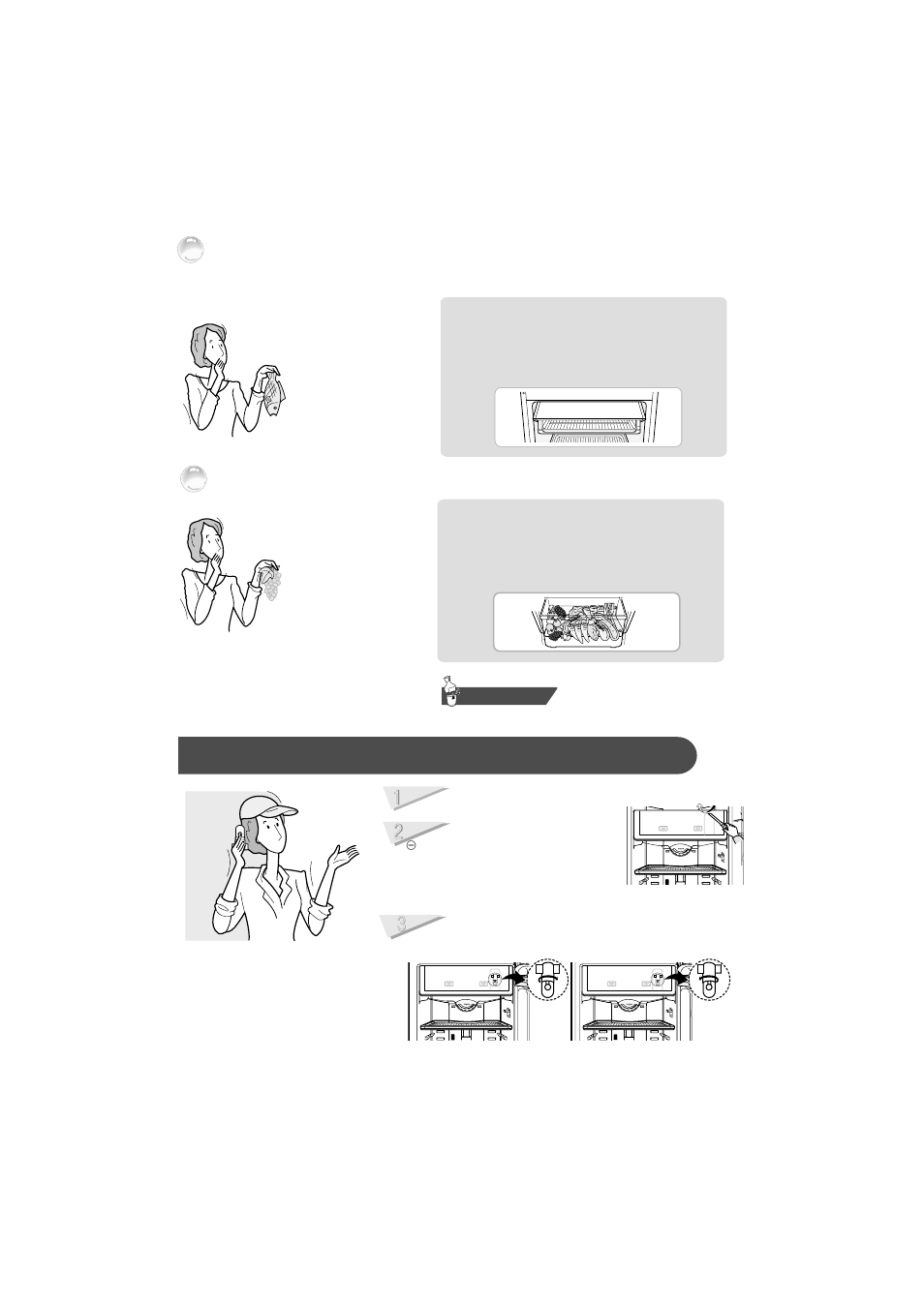 Making ice cubes (type a), Vegetable bin, Replacing the lamp | Vegetable bin making ice cubes (type a) | Samsung SR210NME User Manual | Page 12 / 16