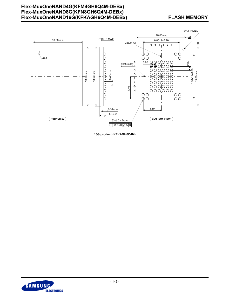 Flex-muxonenand4g(kfm4gh6q4m-debx) | Samsung FLEX-MUXONENAND KFN8GH6Q4M User Manual | Page 142 / 142