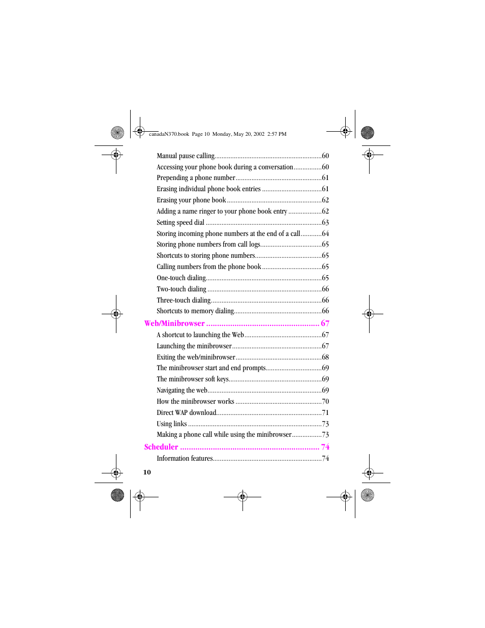 Samsung 20040414141622906 User Manual | Page 10 / 152