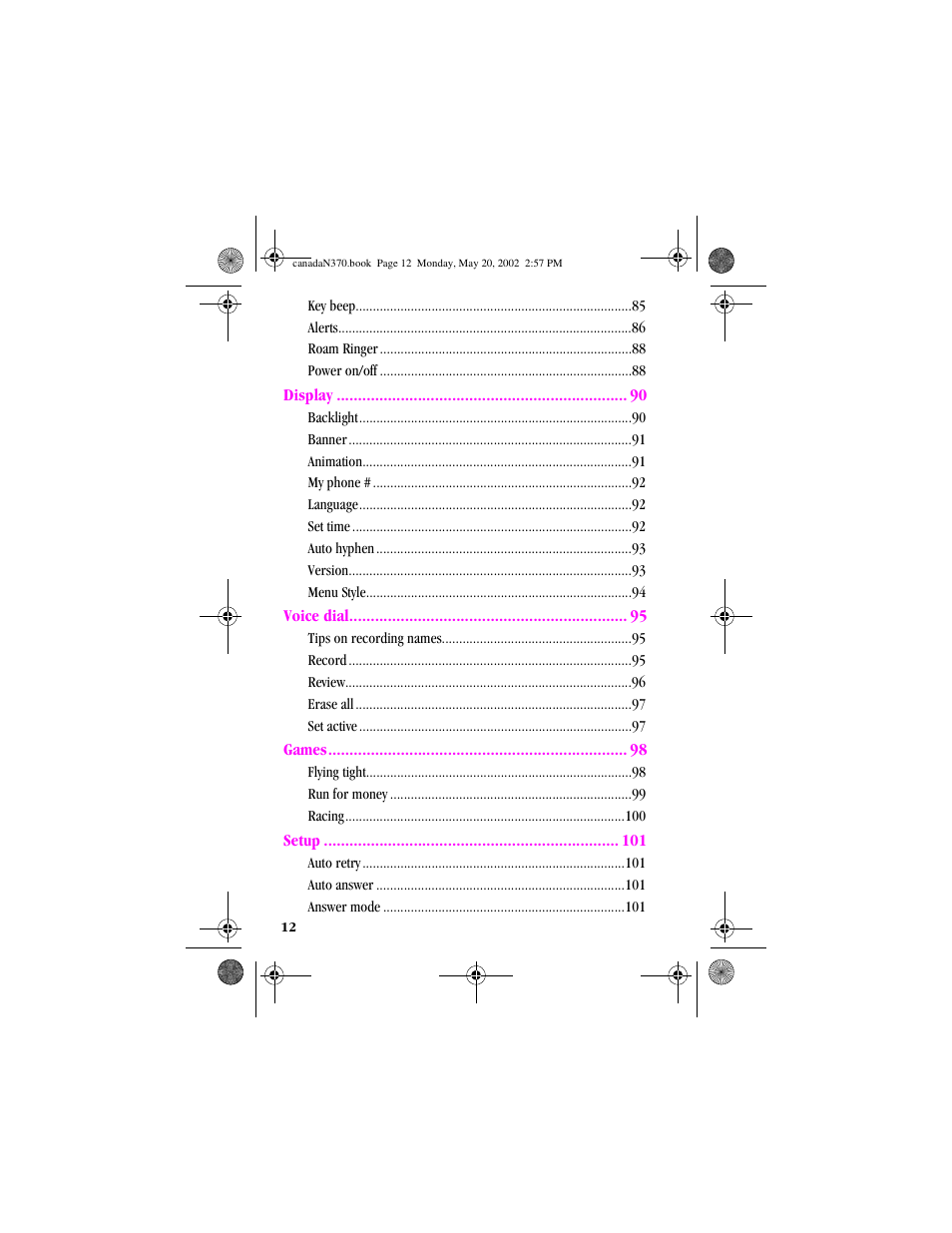 Samsung 20040414141622906 User Manual | Page 12 / 152