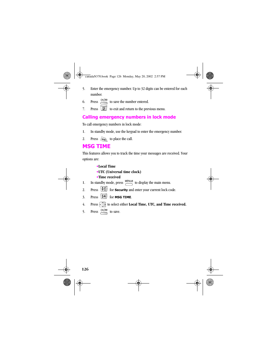 Msg time | Samsung 20040414141622906 User Manual | Page 126 / 152