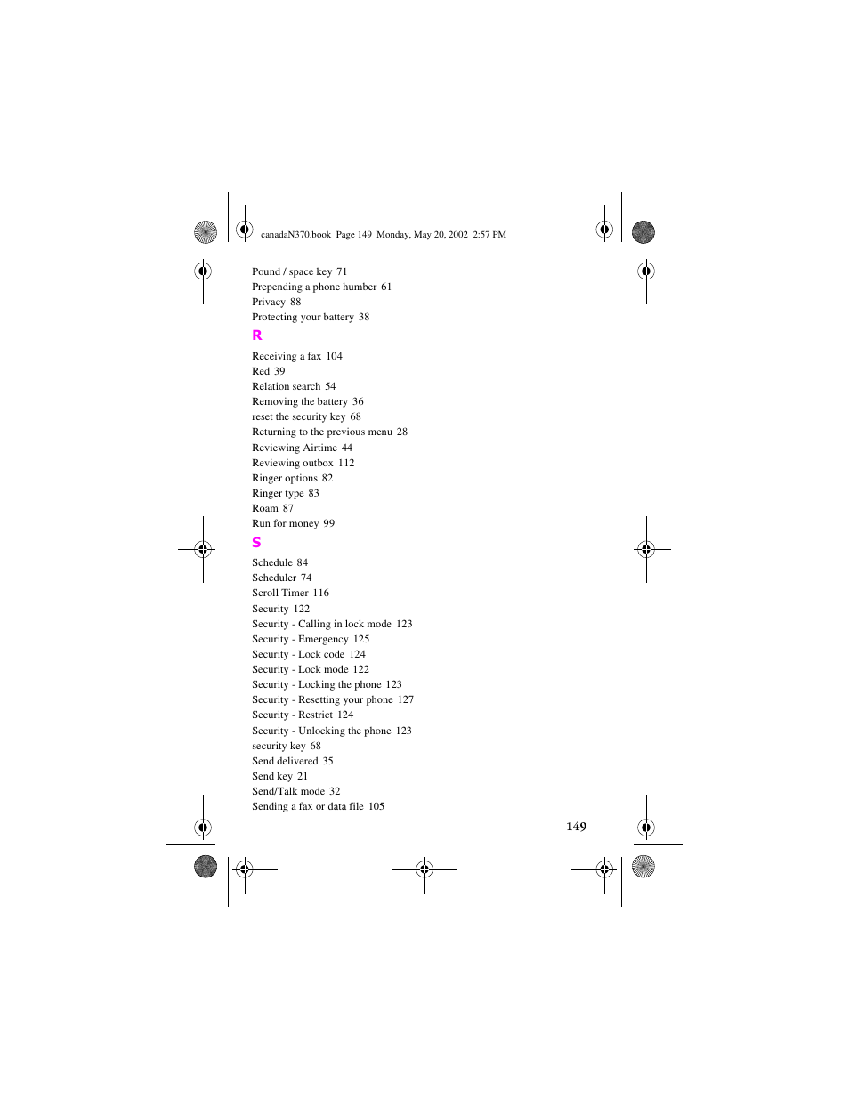 Samsung 20040414141622906 User Manual | Page 149 / 152