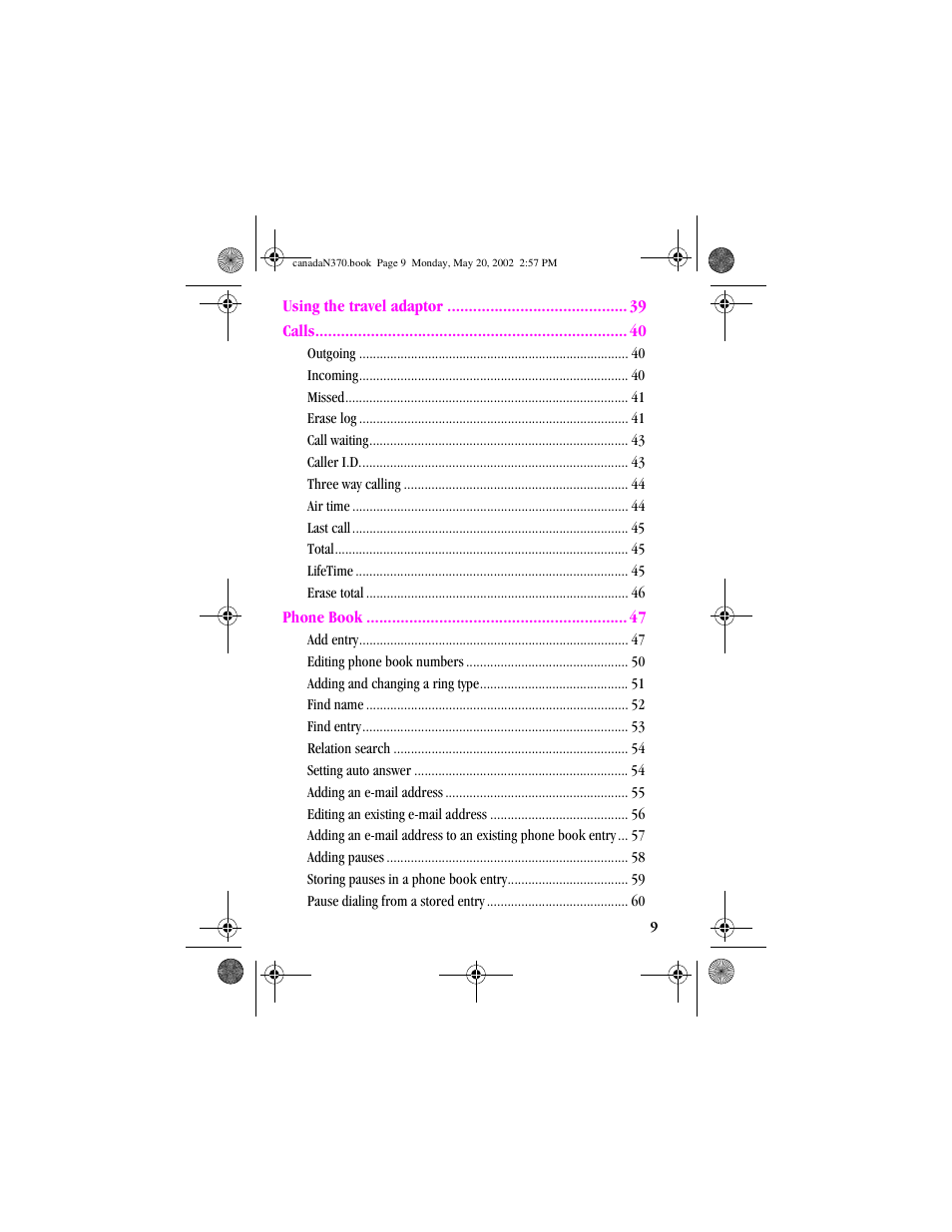 Samsung 20040414141622906 User Manual | Page 9 / 152