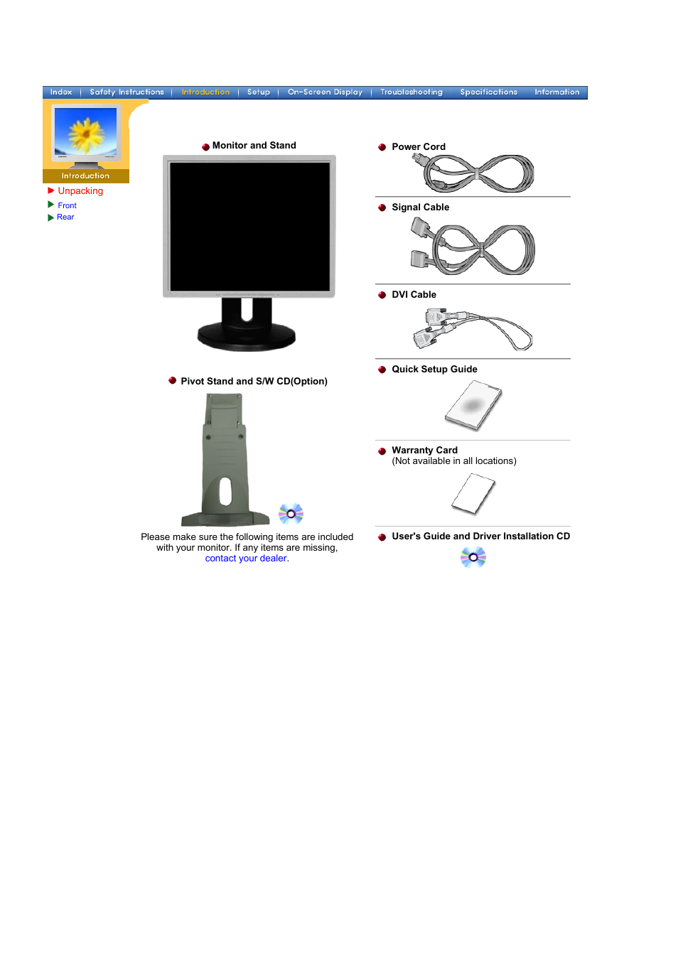 Syncmaster 181t | Samsung 181T User Manual | Page 8 / 69