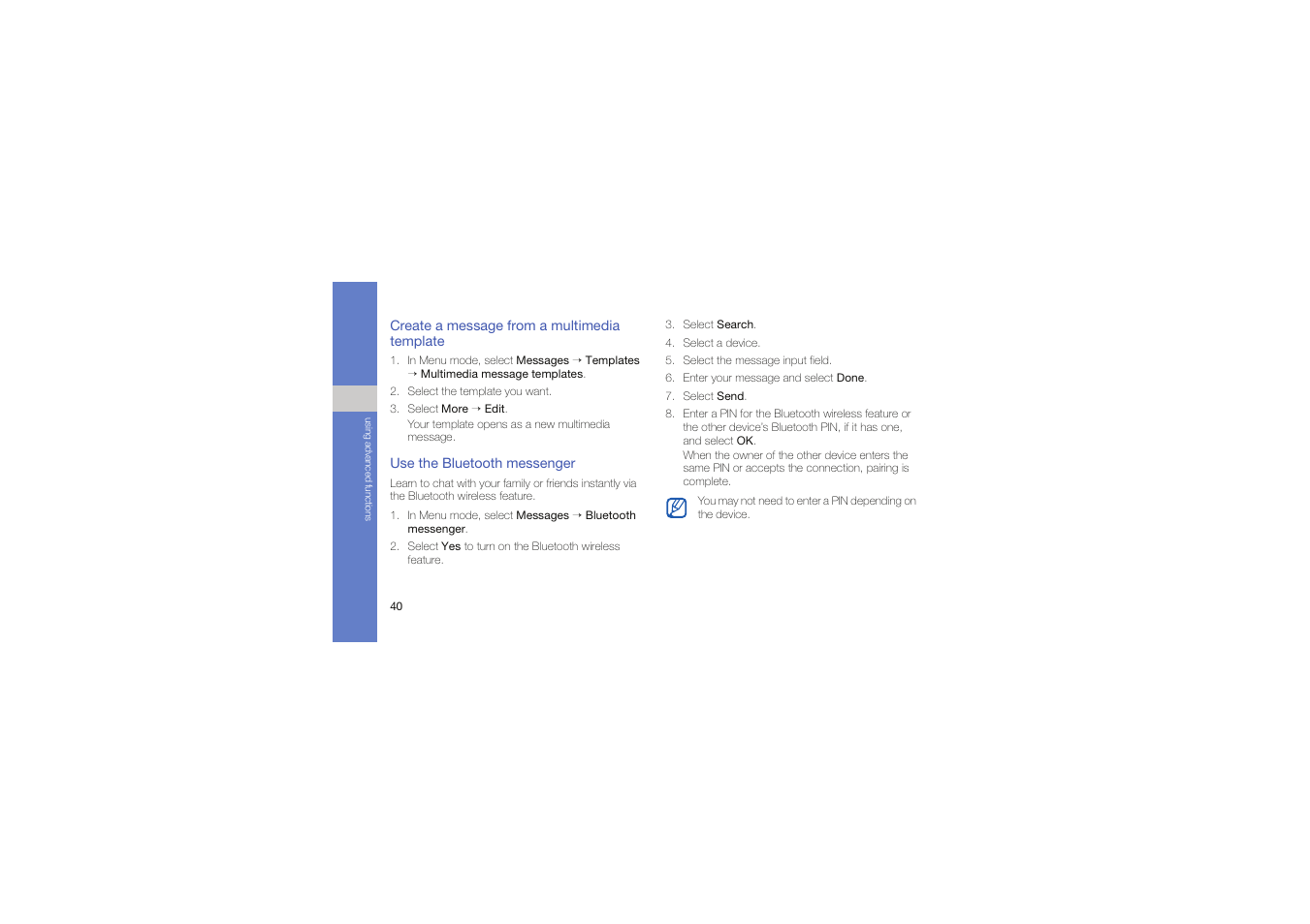 Samsung Genoa User Manual | Page 47 / 70