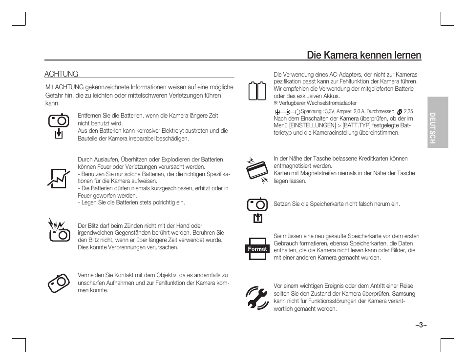 Die kamera kennen lernen | Samsung D760 User Manual | Page 20 / 162