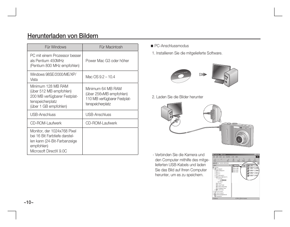 Herunterladen von bildern | Samsung D760 User Manual | Page 27 / 162