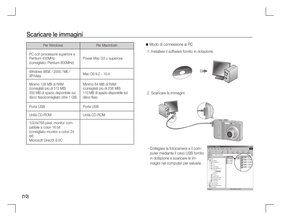 Scaricare le immagini | Samsung D760 User Manual | Page 59 / 162