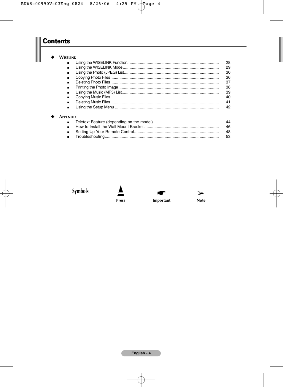 Samsung BN68-00990V-03 User Manual | Page 4 / 56