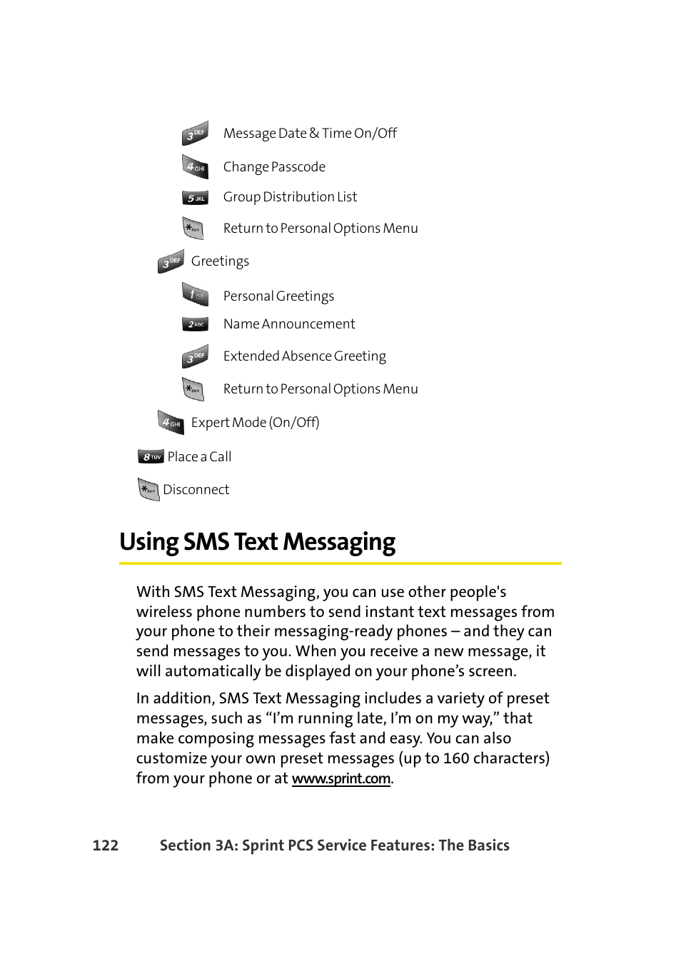 Using sms text messaging | Samsung A580 User Manual | Page 140 / 197