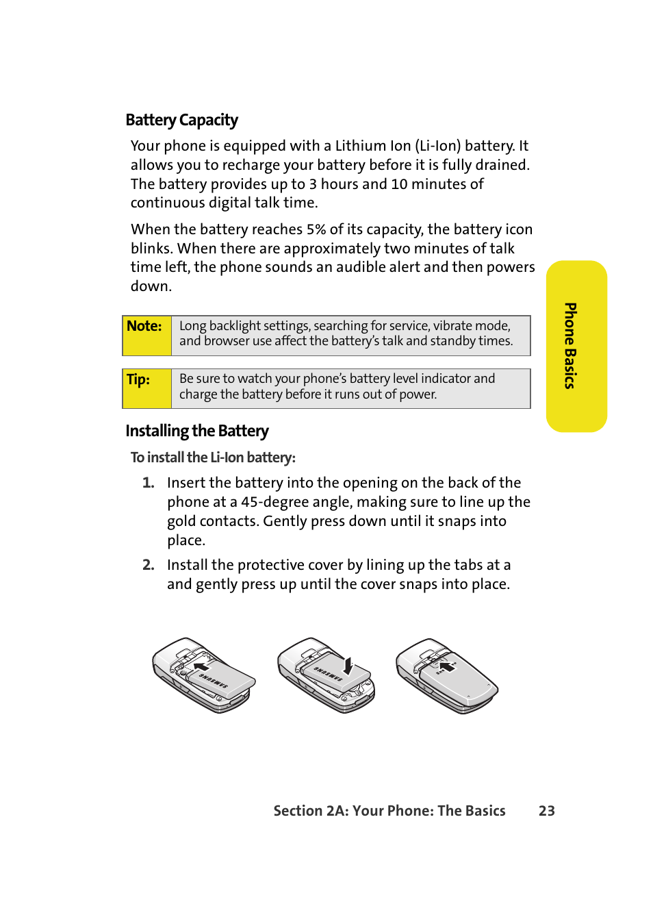 Samsung A580 User Manual | Page 41 / 197