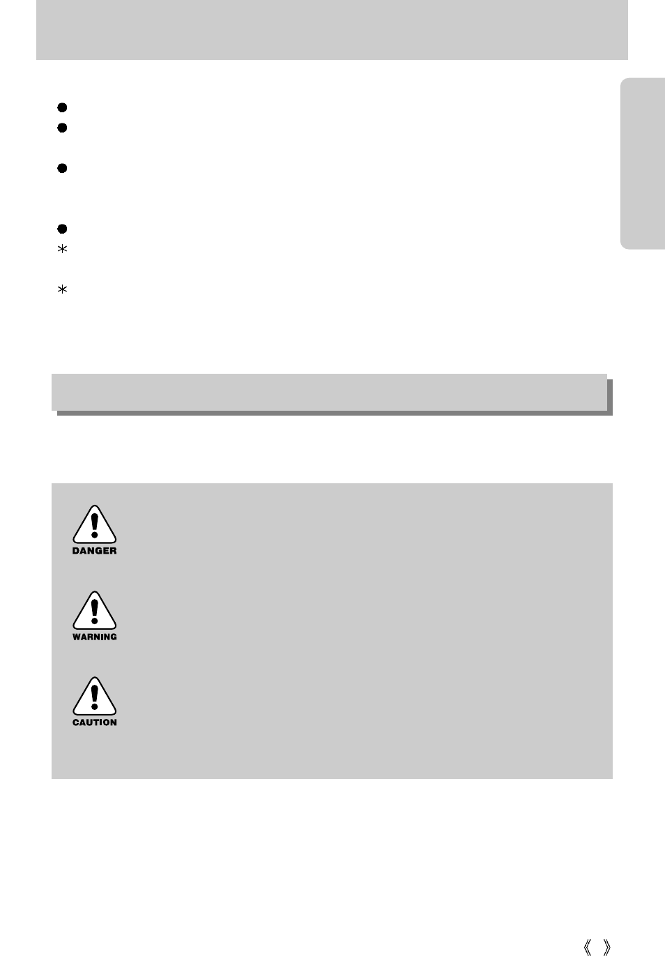 Getting to know your camera, About the icons danger, Warning | Caution | Samsung Digimax A4 User Manual | Page 5 / 108
