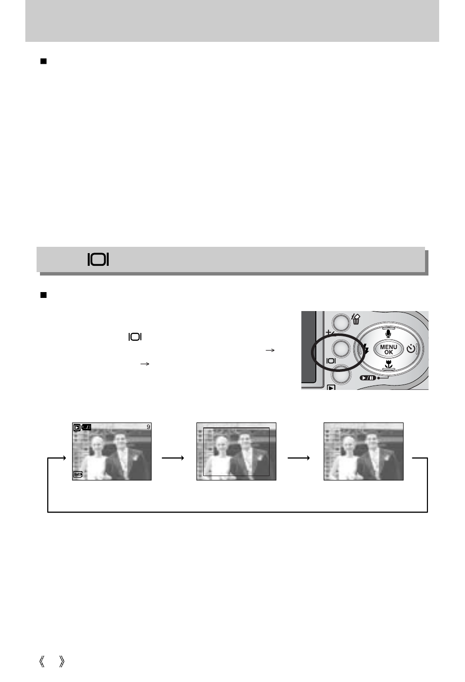 Left/ right/ menu/ ok button, Lcd( ) button | Samsung Digimax A4 User Manual | Page 50 / 108