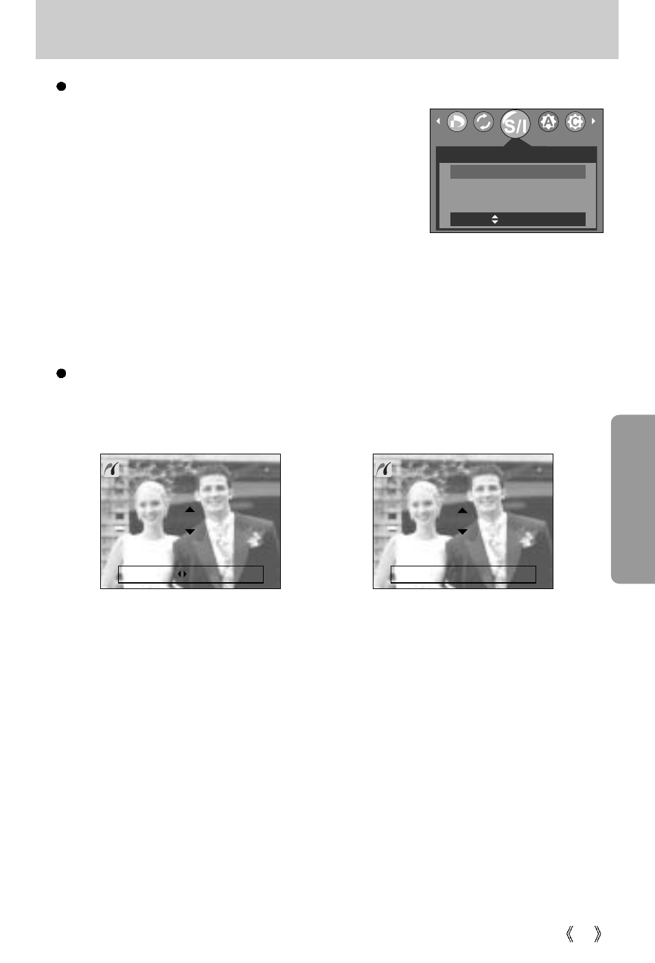 Pictbridge : picture selection | Samsung Digimax A4 User Manual | Page 63 / 108