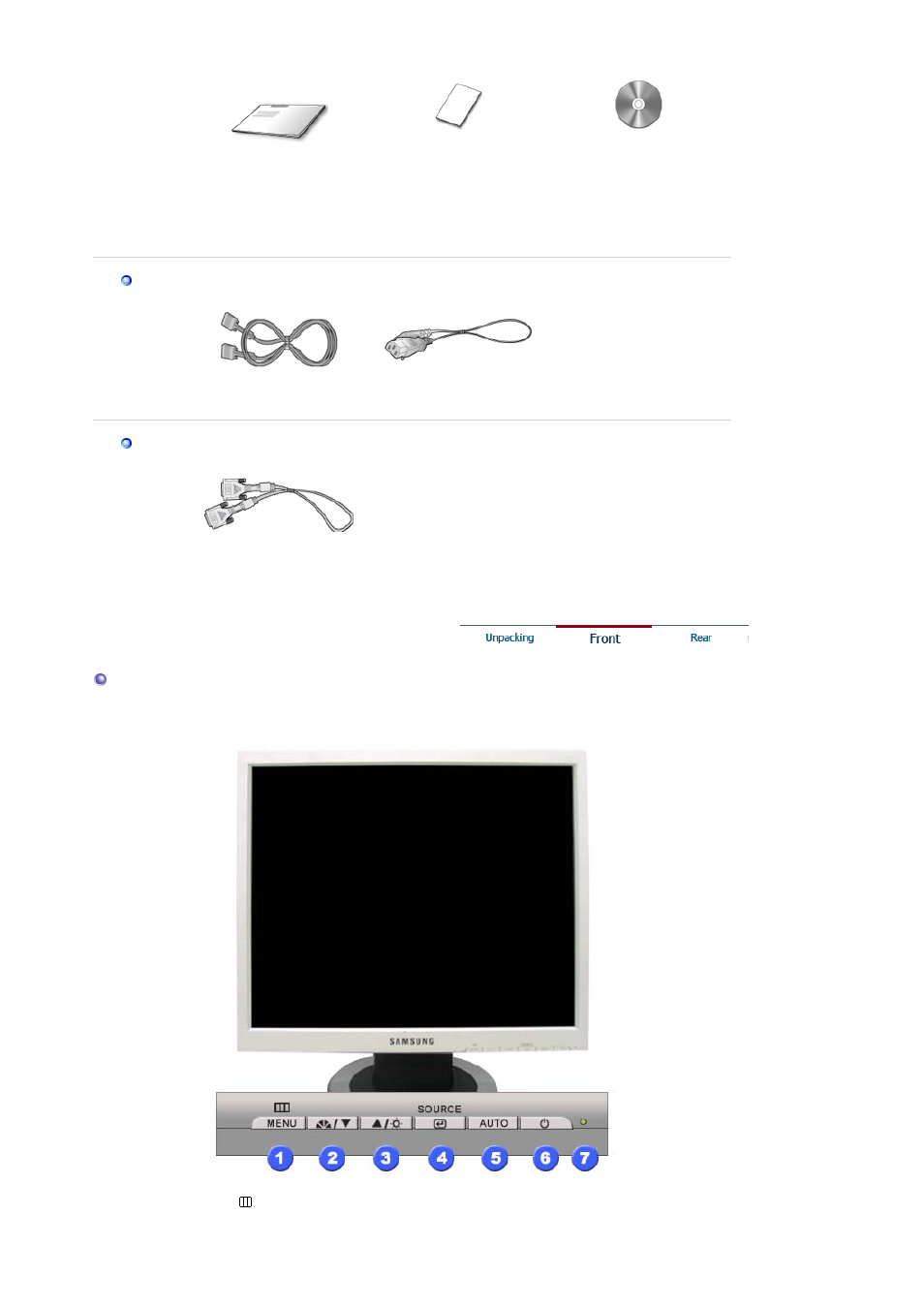 Rear | Samsung SYNCMASTER 901B User Manual | Page 14 / 111