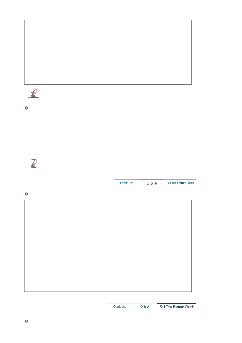 Self-test feature check | Samsung SYNCMASTER 901B User Manual | Page 80 / 111