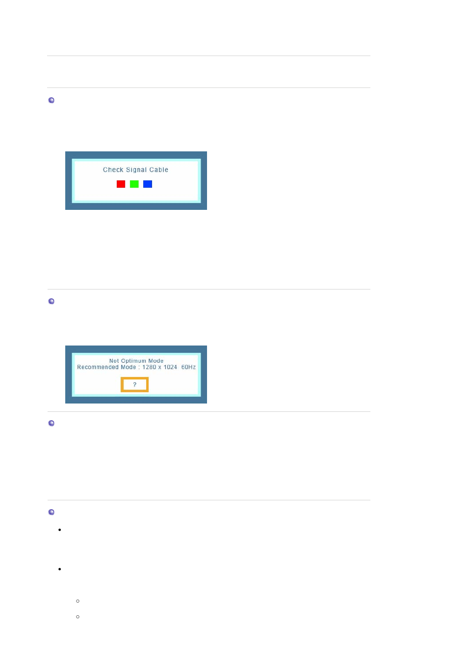Check list | Samsung SYNCMASTER 901B User Manual | Page 81 / 111