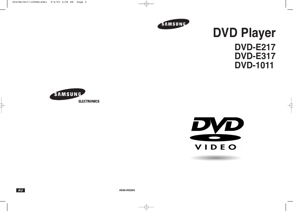 Samsung DVD-1011 User Manual | 22 pages