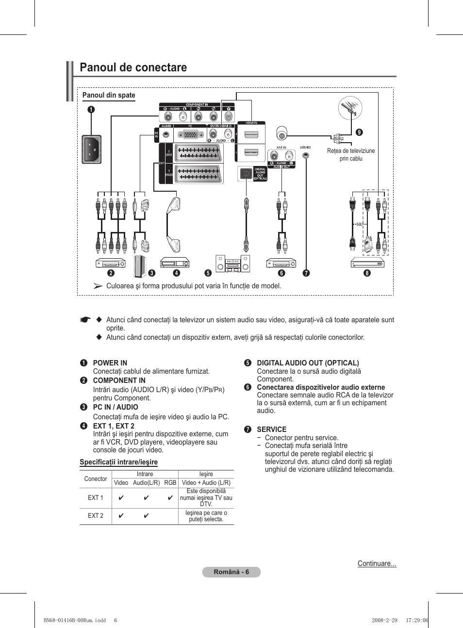 Panoul de conectare | Samsung WMN5090A User Manual | Page 319 / 418