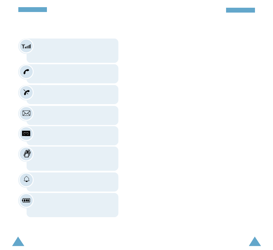 Backlight, External display, Icons | Samsung GH68-03299A User Manual | Page 8 / 82