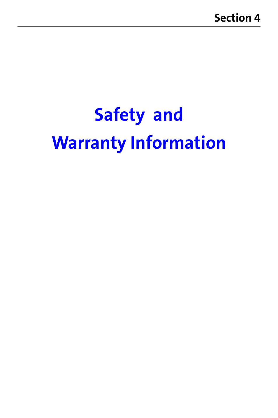 Safety and warranty information, Section 4: safety and warranty information | Samsung A820 User Manual | Page 215 / 239