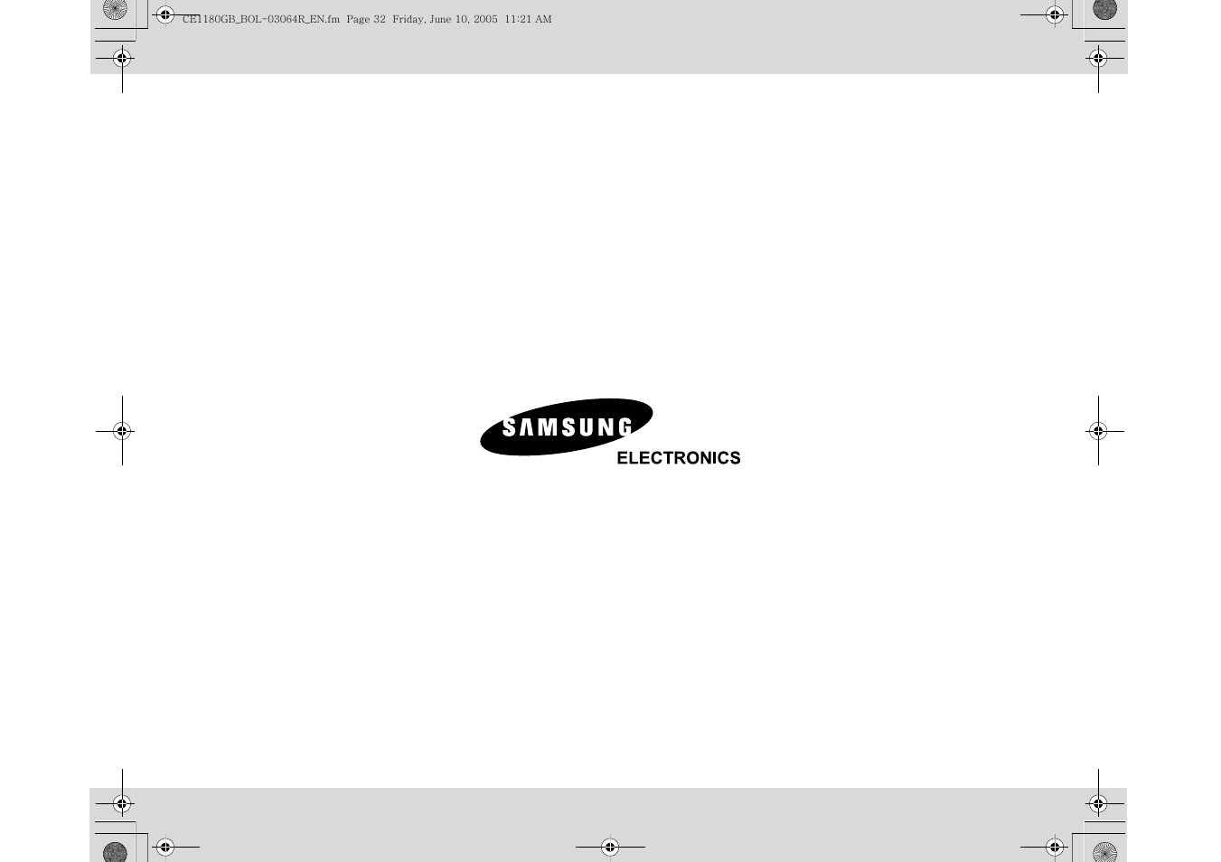 Samsung DE68-03064R User Manual | Page 32 / 32