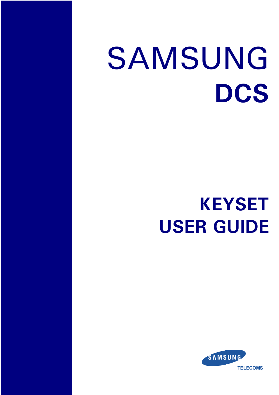 Samsung DCS KEYSET User Manual | 76 pages