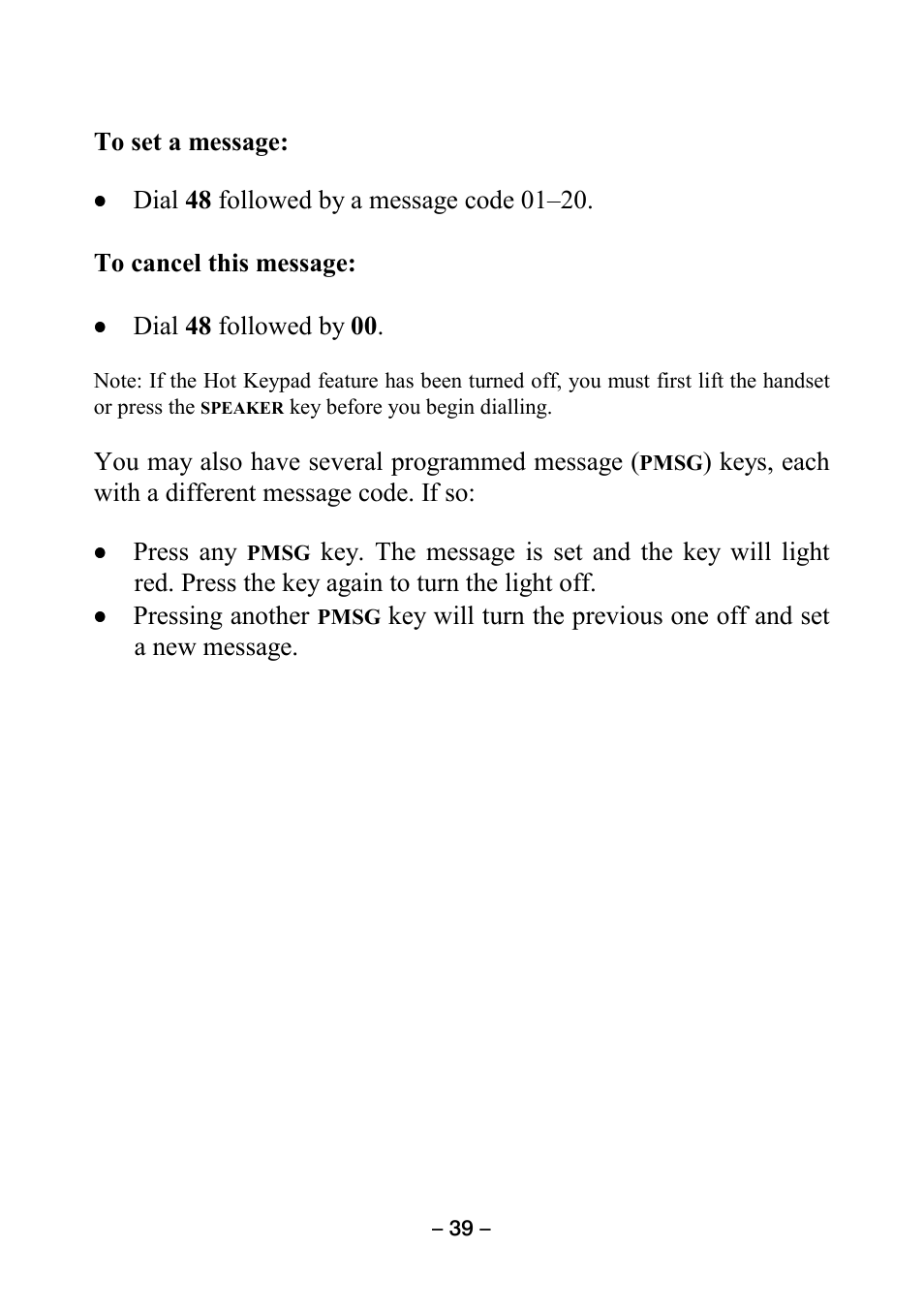 Samsung DCS KEYSET User Manual | Page 48 / 76