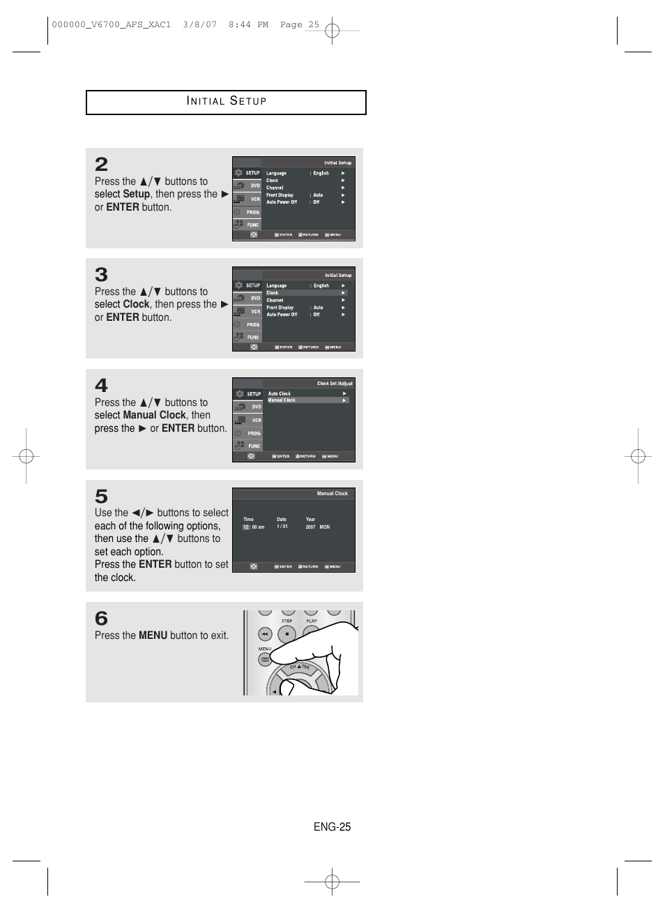Samsung V6700 User Manual | Page 25 / 90