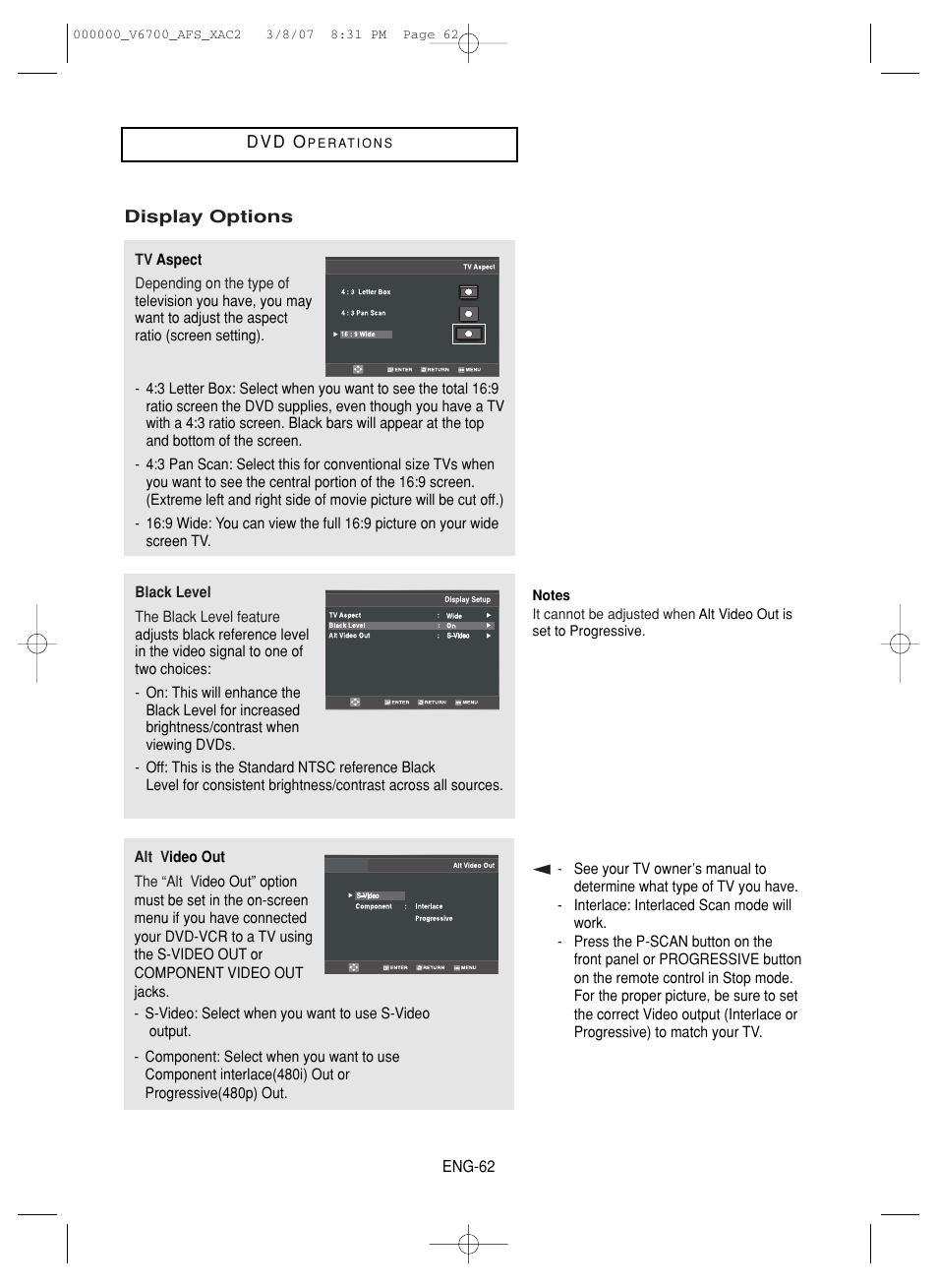 Samsung V6700 User Manual | Page 62 / 90