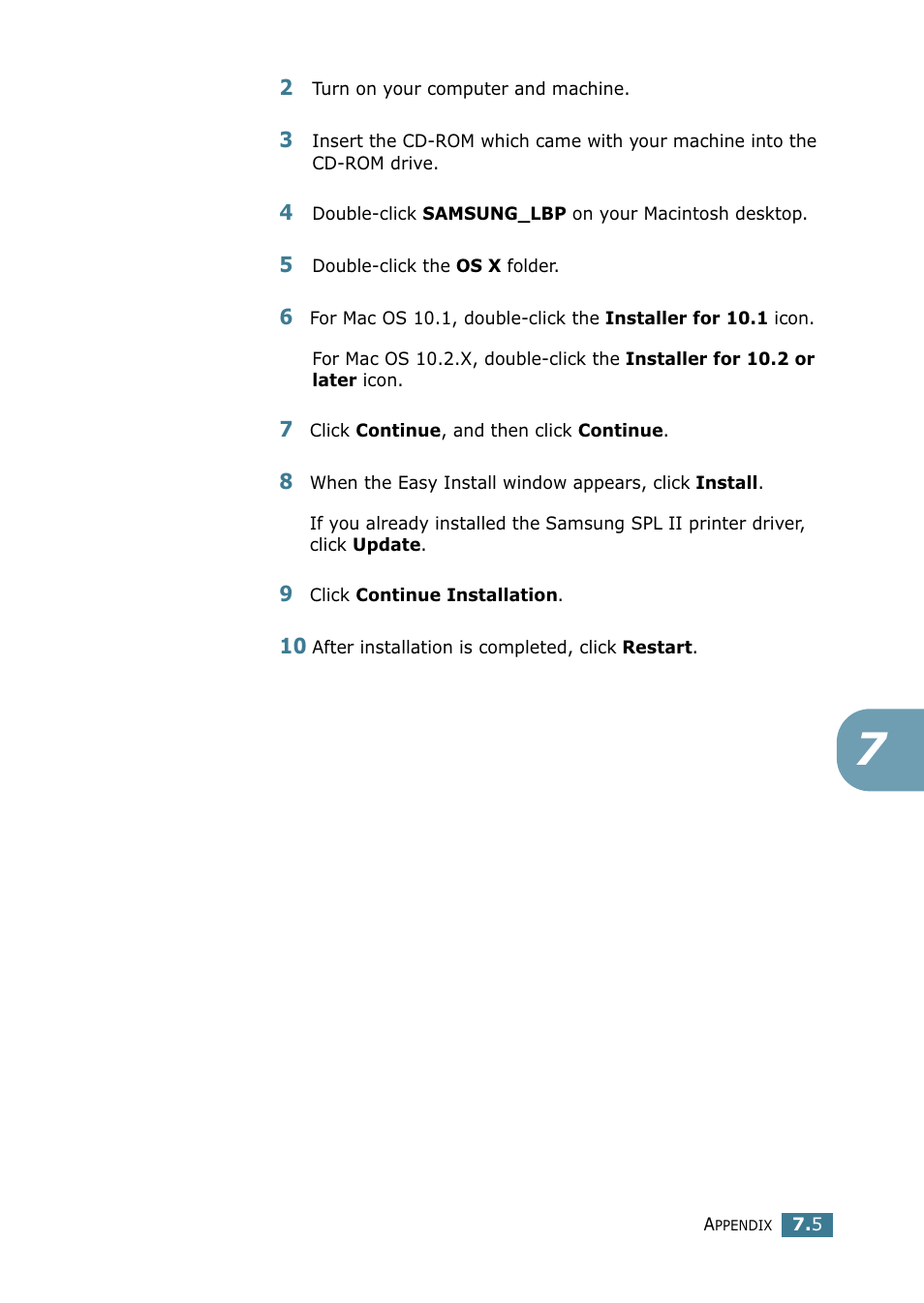 Samsung ML 1740 User Manual | Page 122 / 150